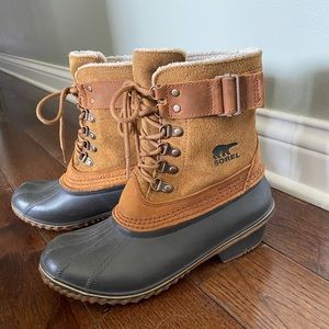 Sorel Women's Winter Fancy Lace II Boot Mid Calf- Size 8